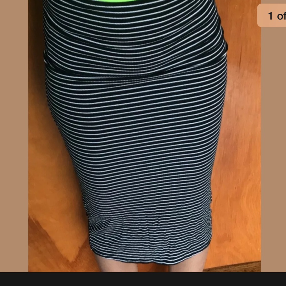 Women’s size small striped pencil skirt